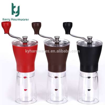 plastic manual coffee grinder